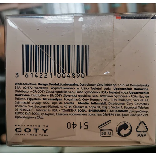 Eau de toilette