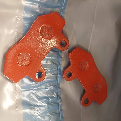 Motorcycle brake pads