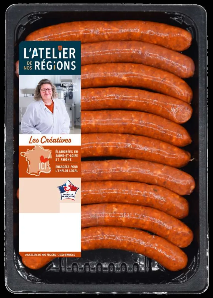 Merguez de volaille crue