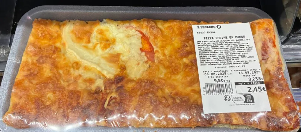 Pizzas / bruschettas chèvre