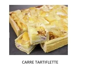 Carré façon quiche à partager