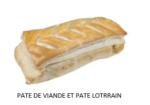 Pate, tourte et rouleau