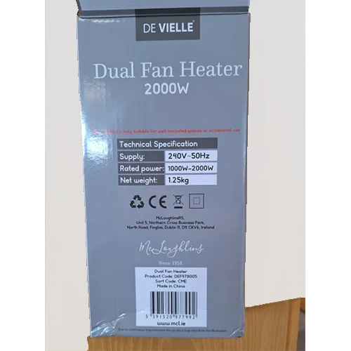 Fan heater
