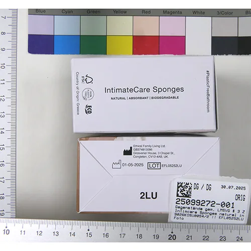Sponges for intimate care