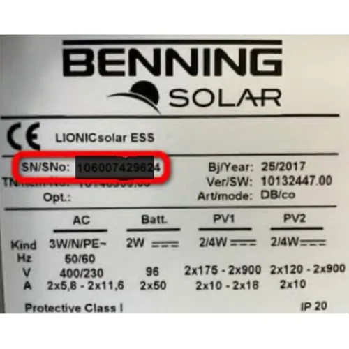 Battery storage