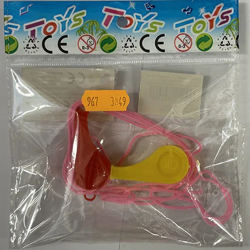 Toy whistle set