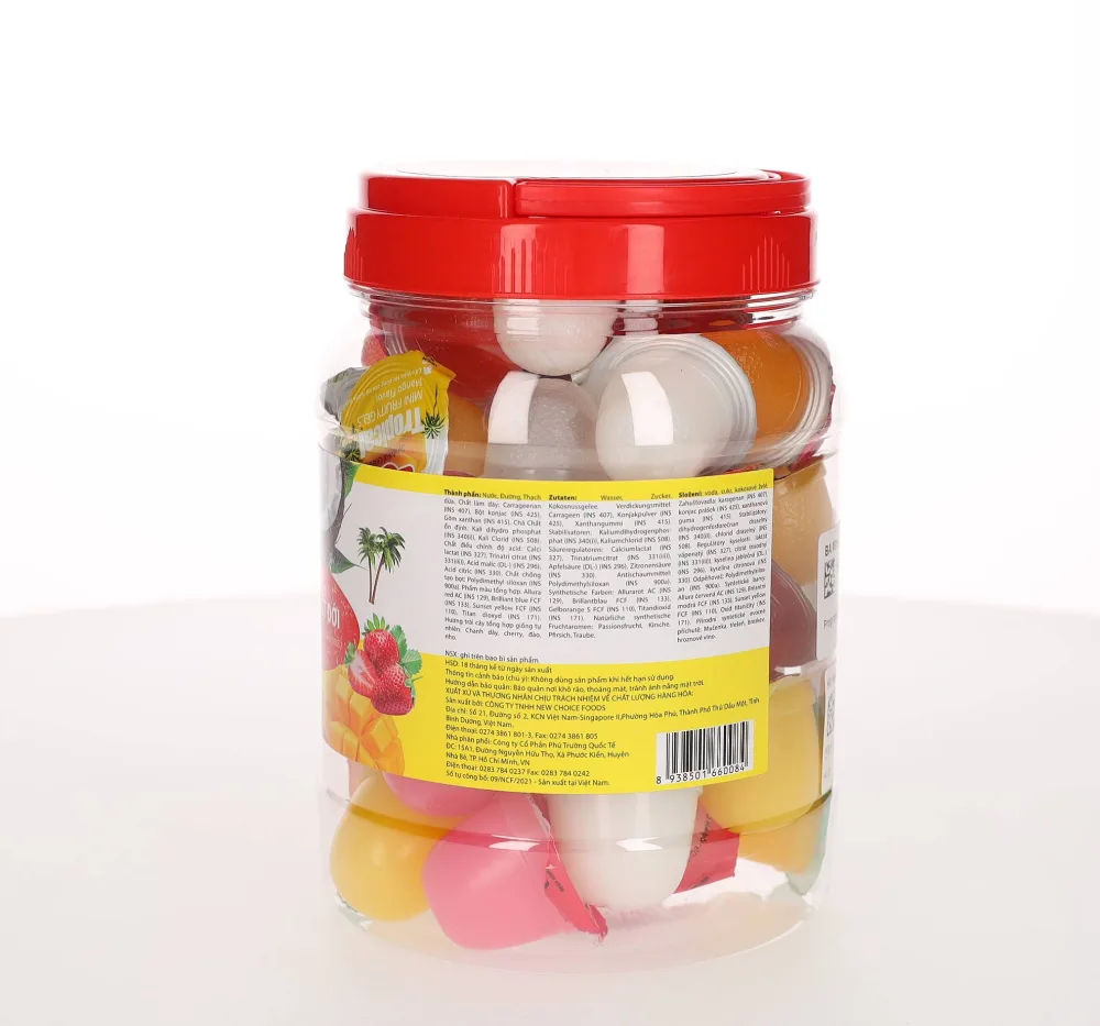 New Choice Geleesüßwaren im Minibecher, 1 Kilogramm