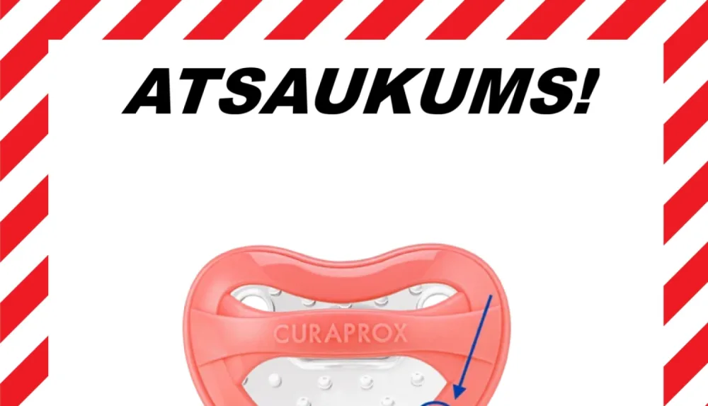 Curaprox atsauc atsevišķas zīdaiņu knupīšu partijas