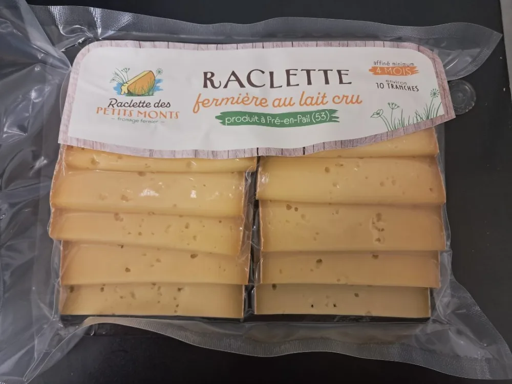 Raclette des petits monts ensemble de la gamme