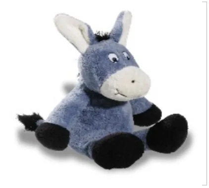 Peluche ane debout