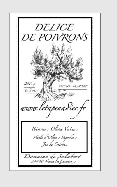 Diverses préparations salées à tartiner