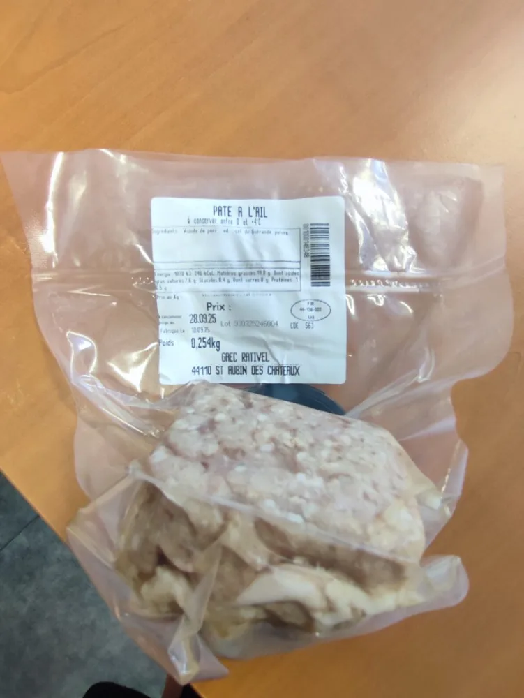 Paté à l'ail