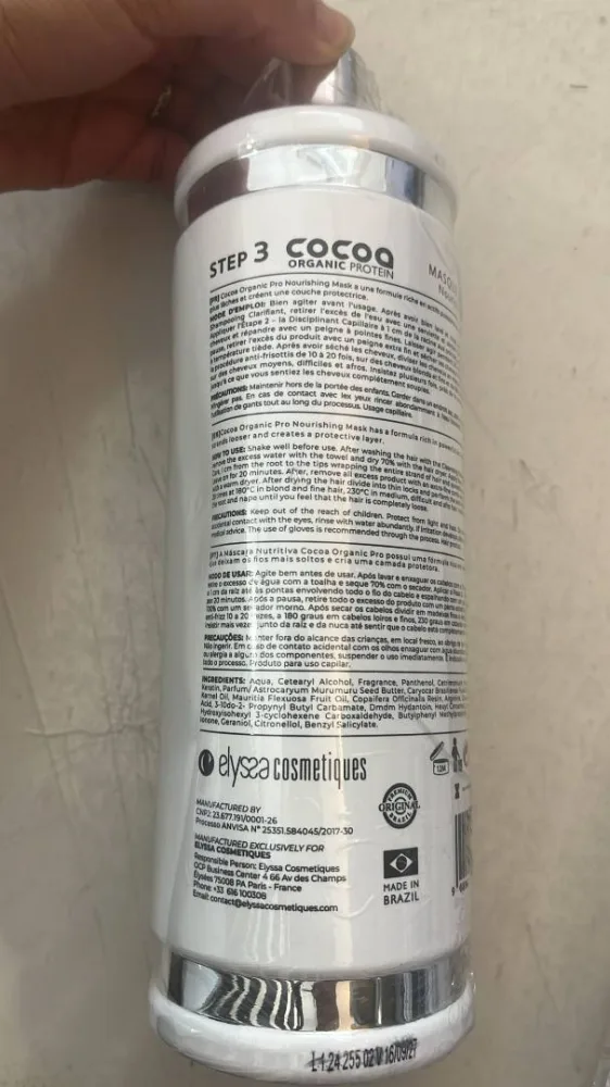 Lissage tanin cocoa organic protéine step 3 – 1l