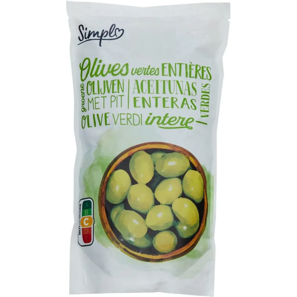 Olives vertes entières