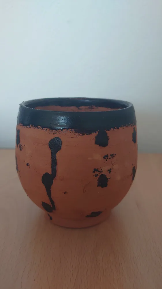 Céramique - tasse terre cuite non vernie