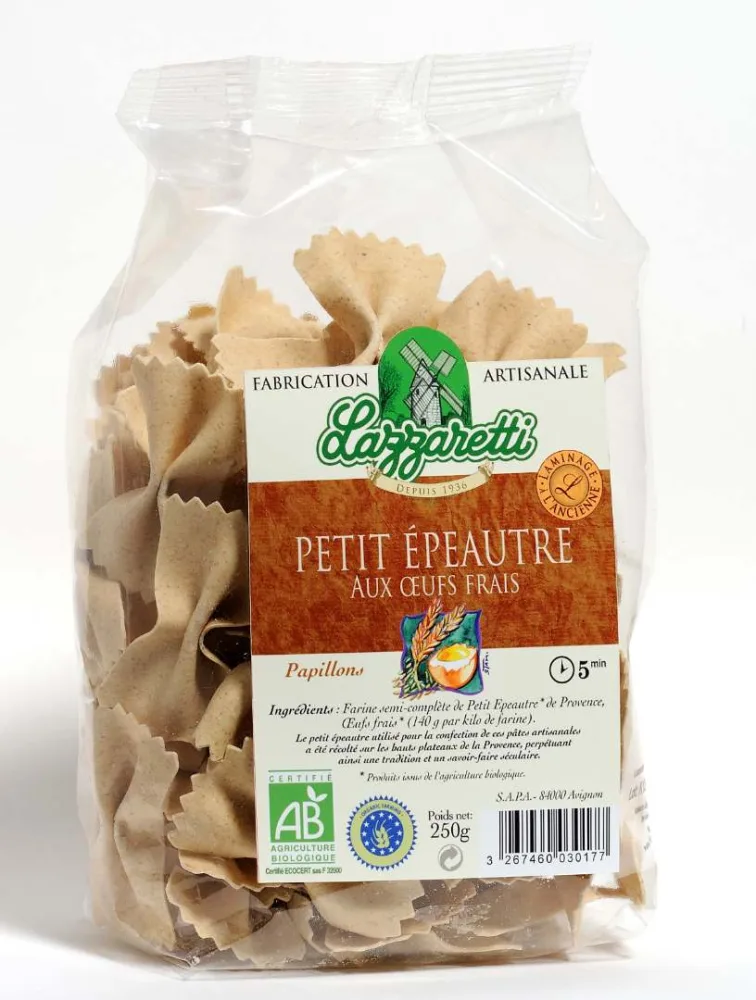 Papillon petit épeautre bio