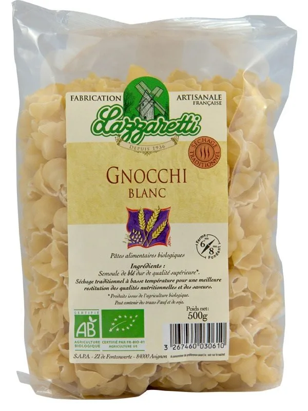 Gnocchi blanc bio 500gr