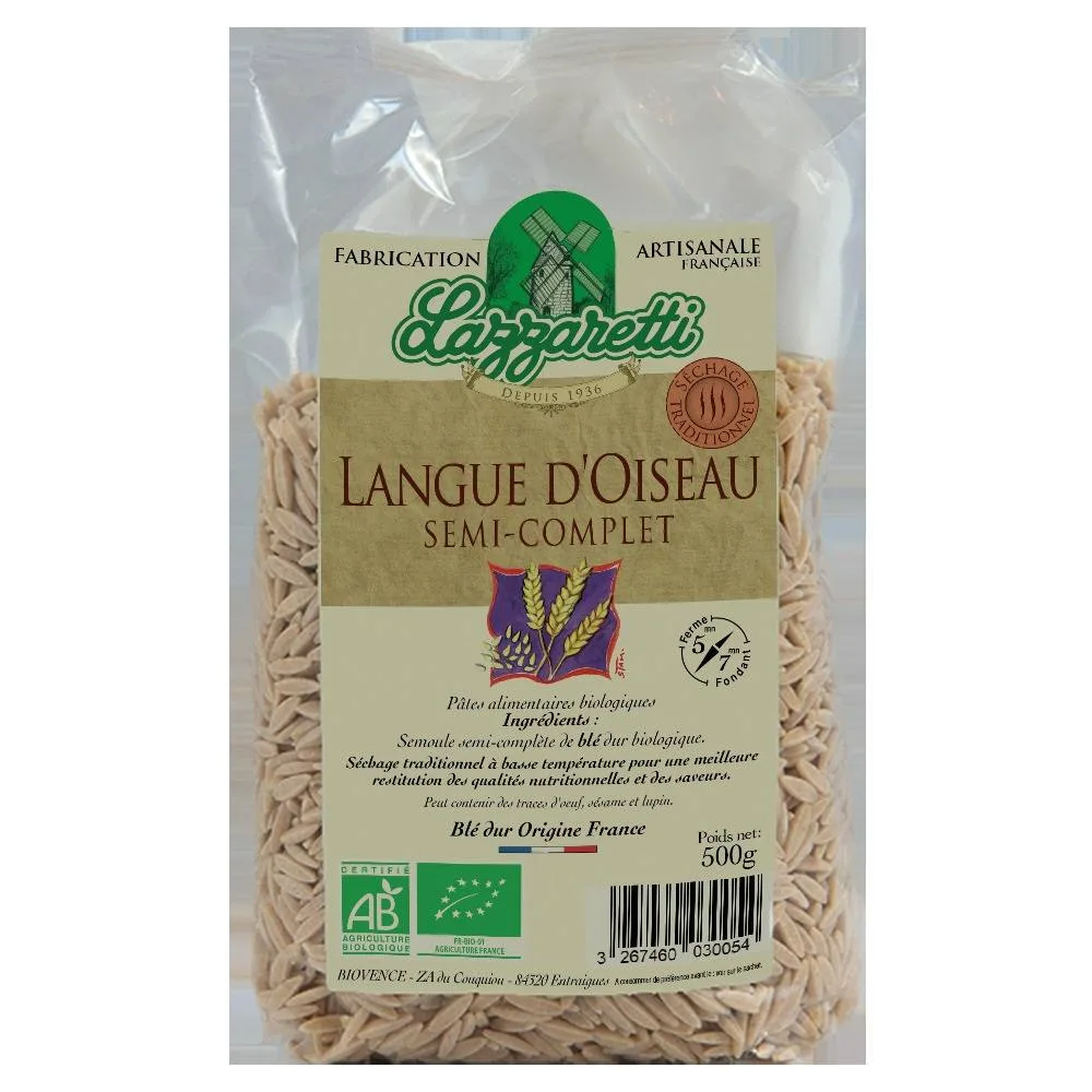 Langue d'oiseau 1/2 complete 500g bio