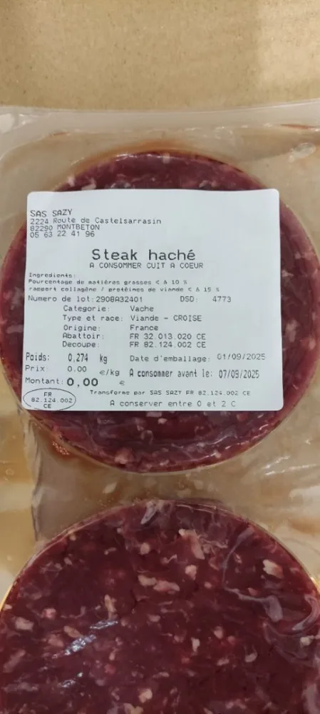 Steak haché