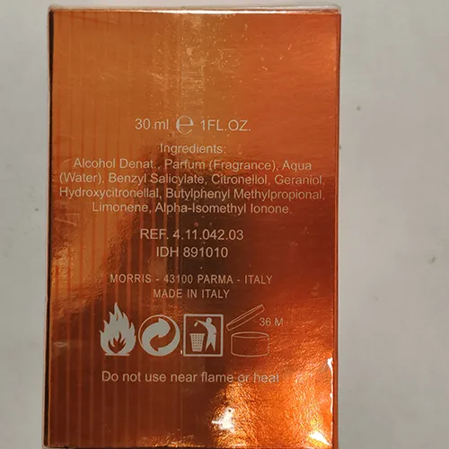 Eau de toilette