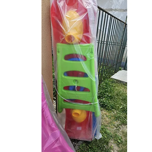 Plastic slide toy
