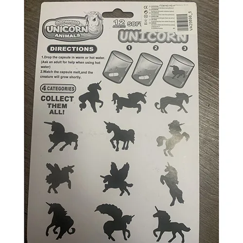 Toy expandable figurines