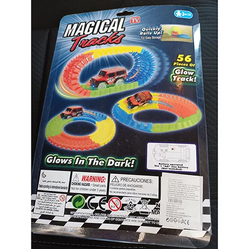Toy car with track