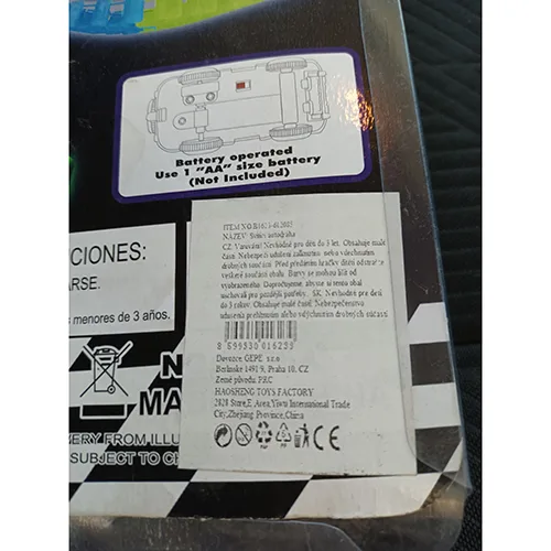 Toy car with track