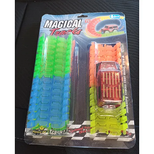 Toy car with track