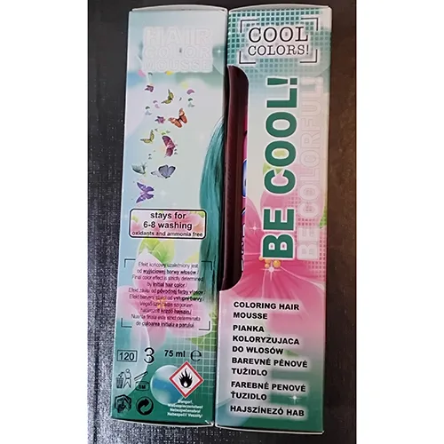 Hair colouring mousse