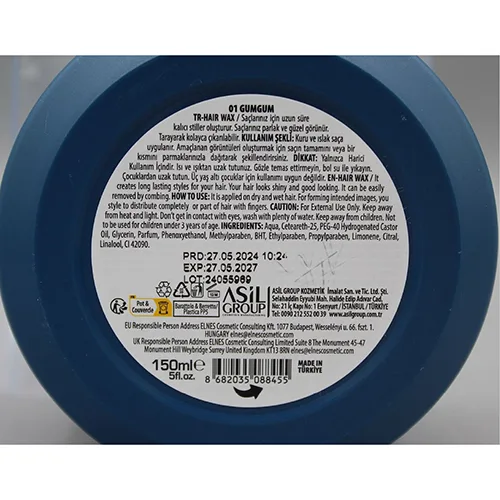 Hair wax