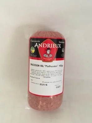 Saucisson ail 400gr
