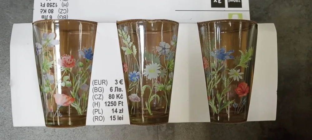 Verres à boire saison
