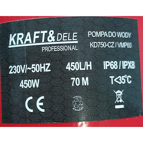 Submersible water pump