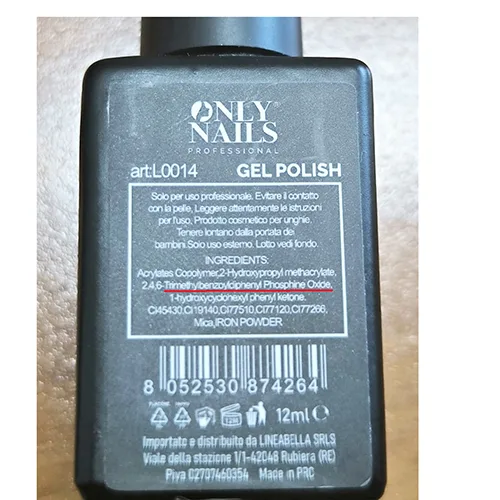 Nail gel polish