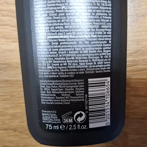 Body spray