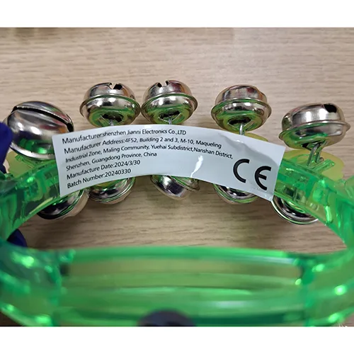 Musical rattle toy