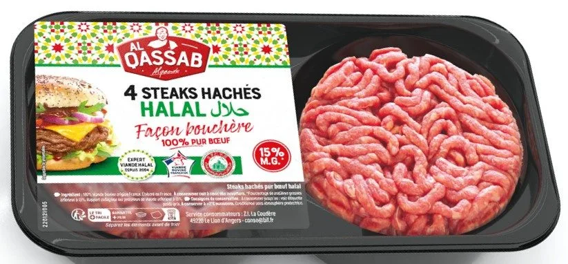 Steak haché 15%mg, préparation de viande hachée et steak haché 20%mg