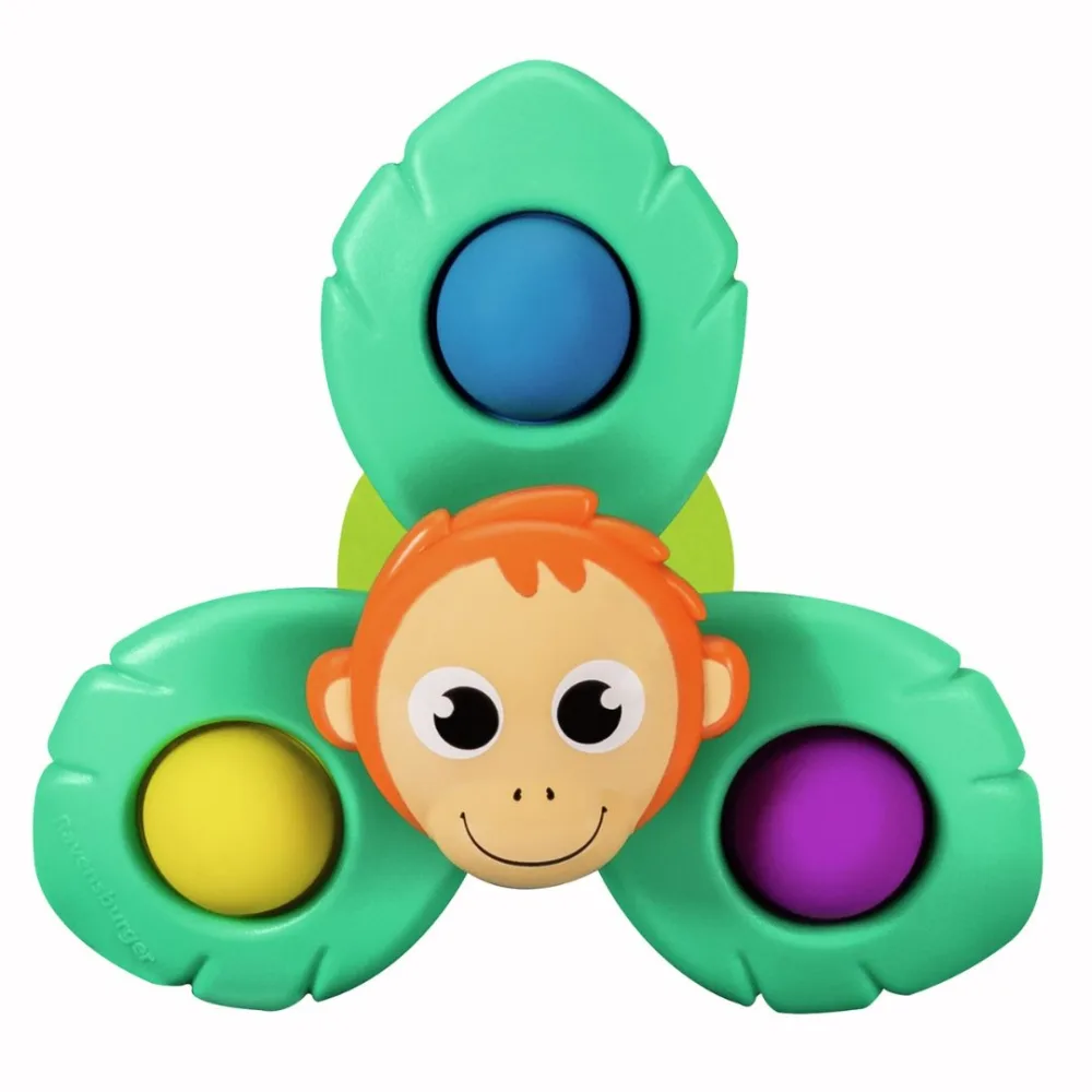 Baby spinner: leopard et baby spinner: orang outan