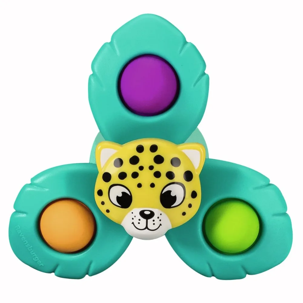 Baby spinner: leopard et baby spinner: orang outan