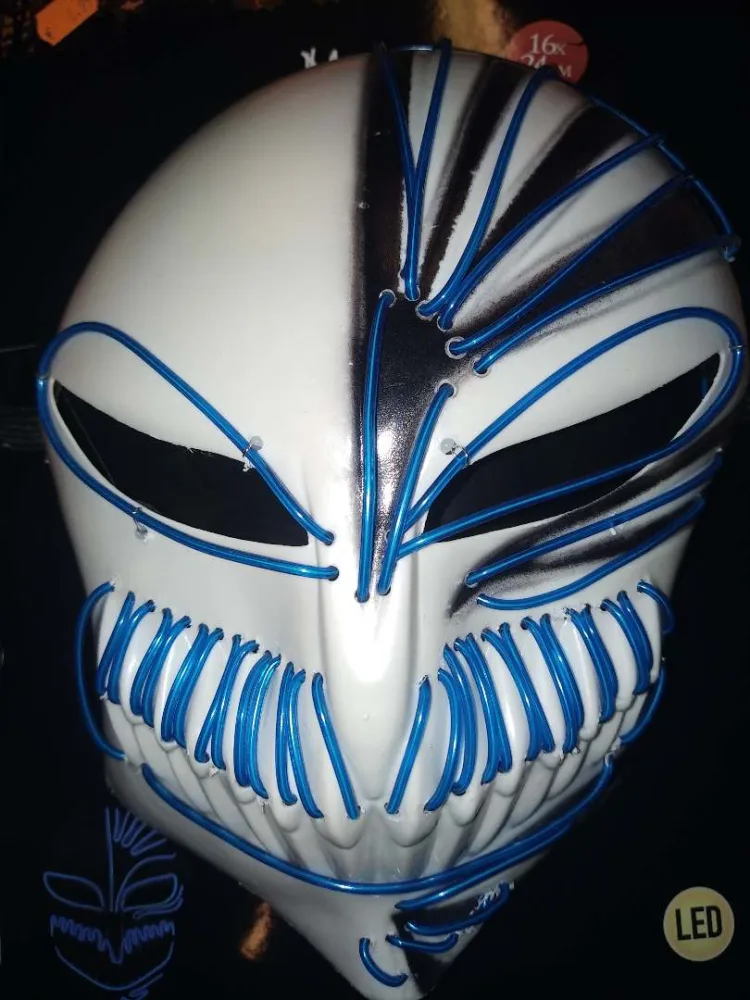 Masque halloween avec lumiére