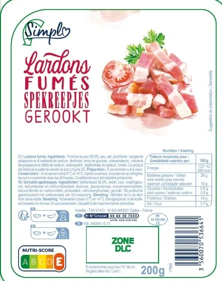 Lardons fumes