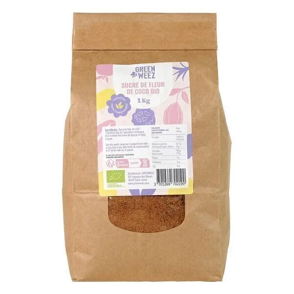 Sucre de fleur de coco bio