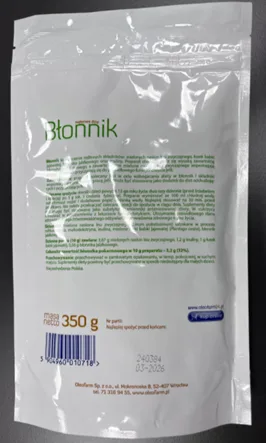 Ostrzeżenie publiczne dotyczące żywności: Obecność Salmonella spp. w suplemencie diety