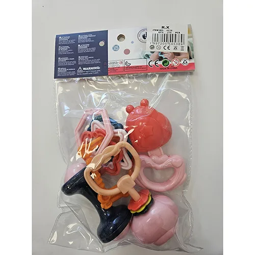 Set of toy rattles