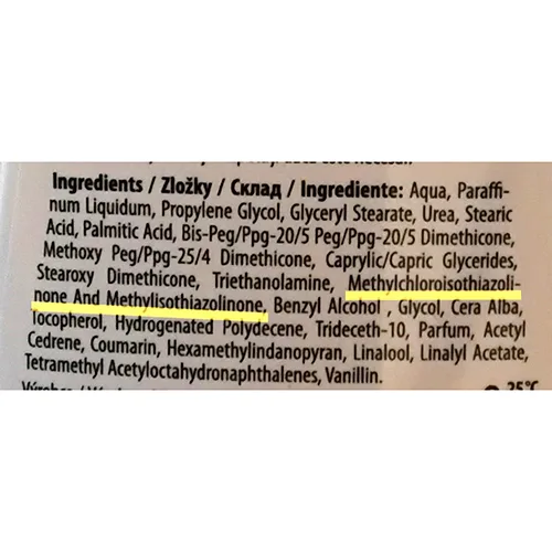 Body lotion