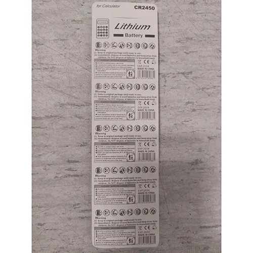 Button batteries