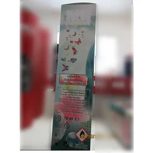 Hair colour mousse