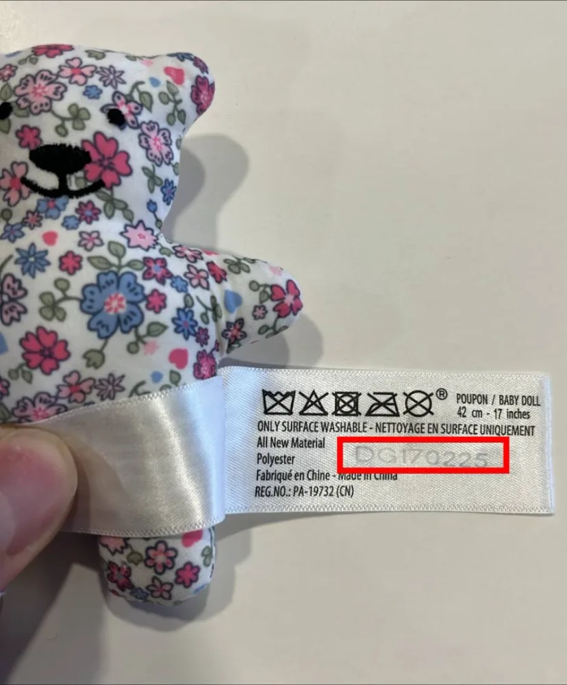 Ourson présent dans le coffret lucille interactive