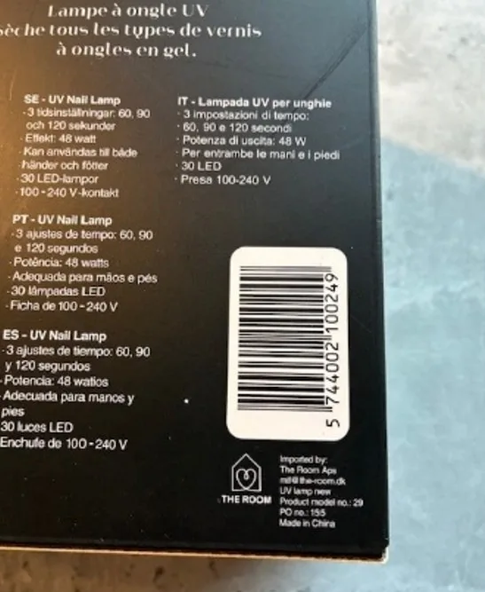 Gelpolish factory uv nail lamp